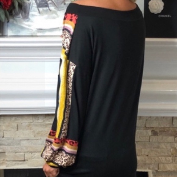 Bishop sleeve leopard print top - Picture 6 of 6